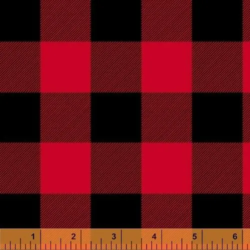 108"HUNTING PLAID RED WIDEBACK