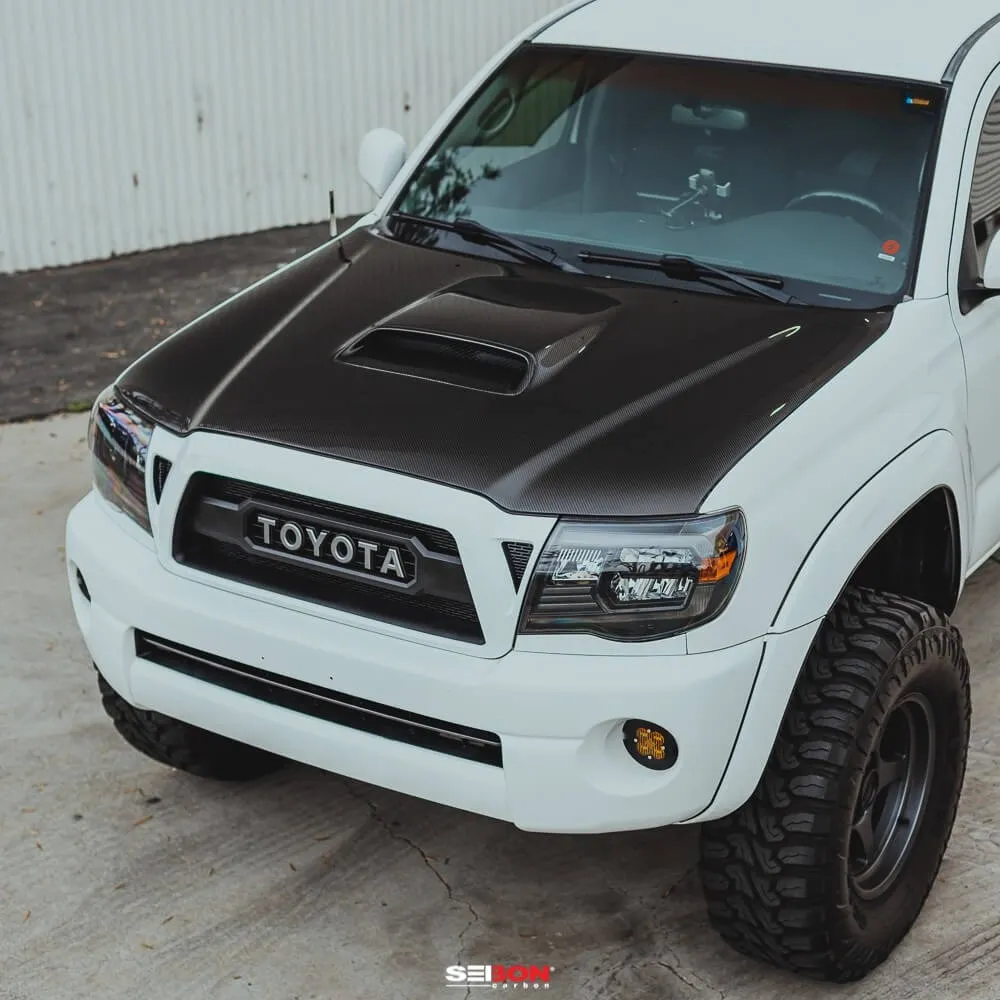 2005-2011 Toyota Tacoma TR-Style Carbon Fiber Hood