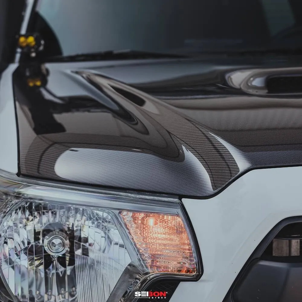 2012-2015 Toyota Tacoma TR-Style Carbon Fiber Hood