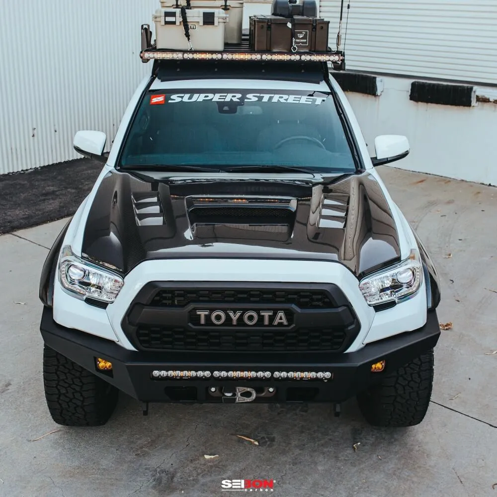 2016-2023 Toyota Tacoma TS-Style Carbon Fiber Hood