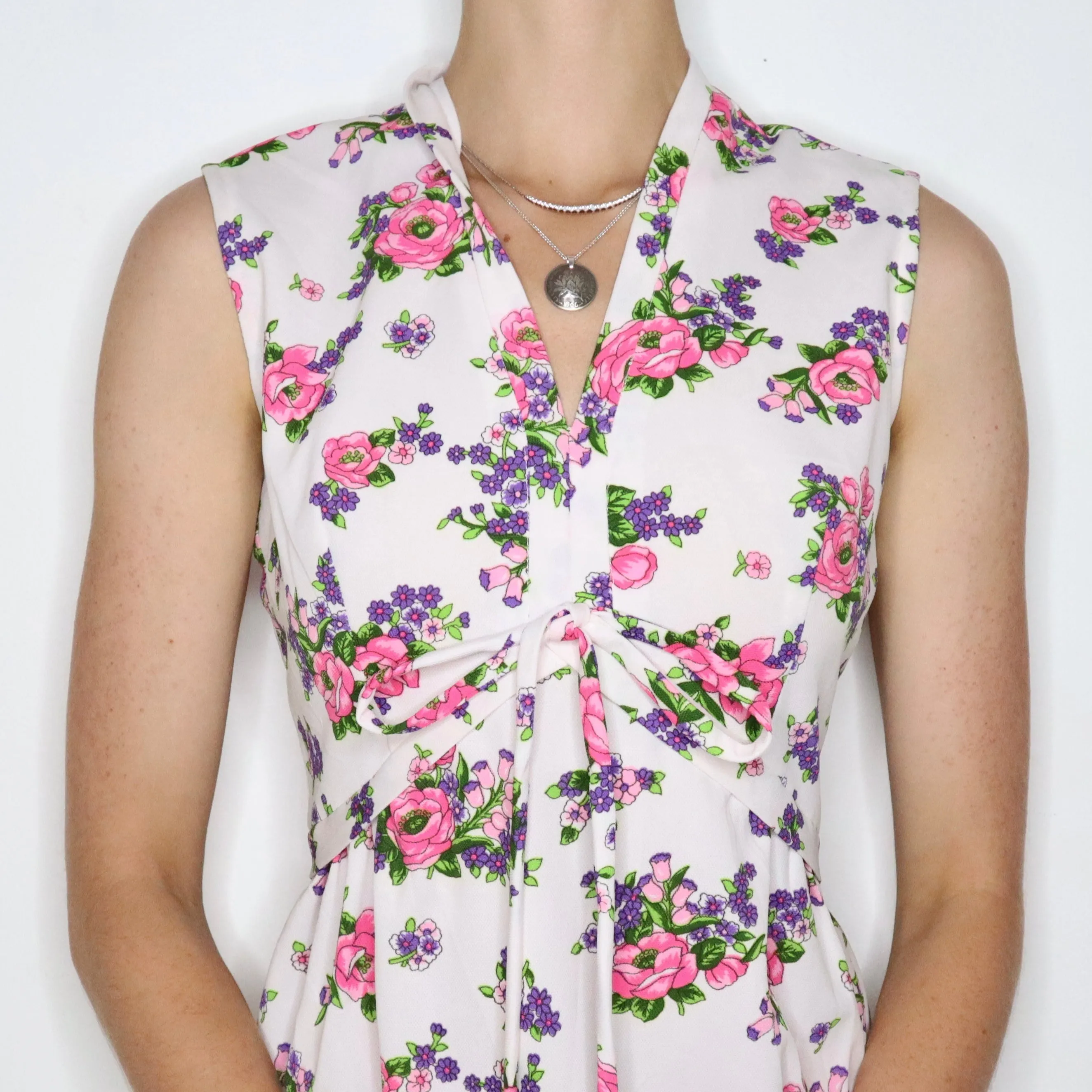 70s Babydoll Mini Dress (S-M) 