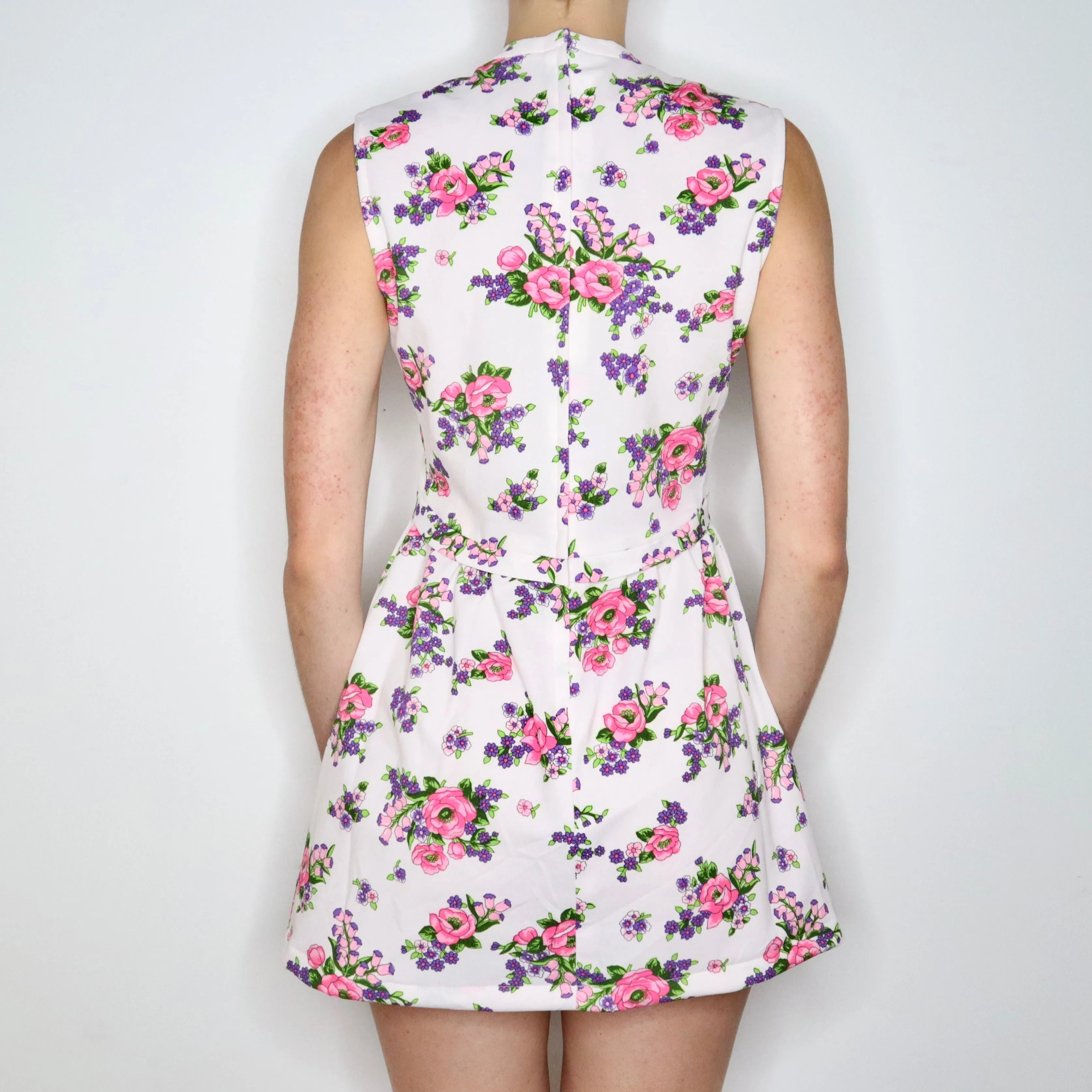 70s Babydoll Mini Dress (S-M) 