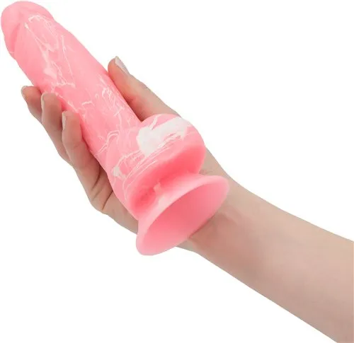 Addiction Brandon 7.5in Pink Glow In The Dark