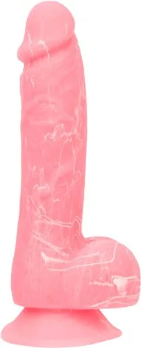 Addiction Brandon 7.5in Pink Glow In The Dark