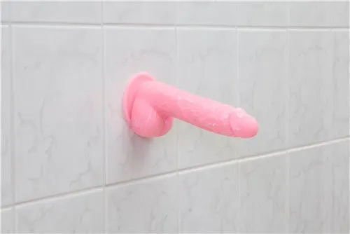Addiction Brandon 7.5in Pink Glow In The Dark