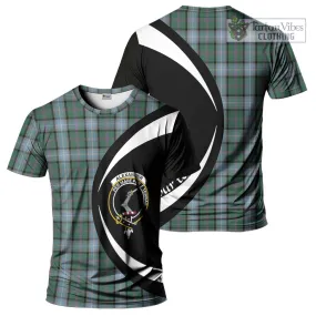 Alexander of Menstry Hunting Tartan T-Shirt with Family Crest Circle Style