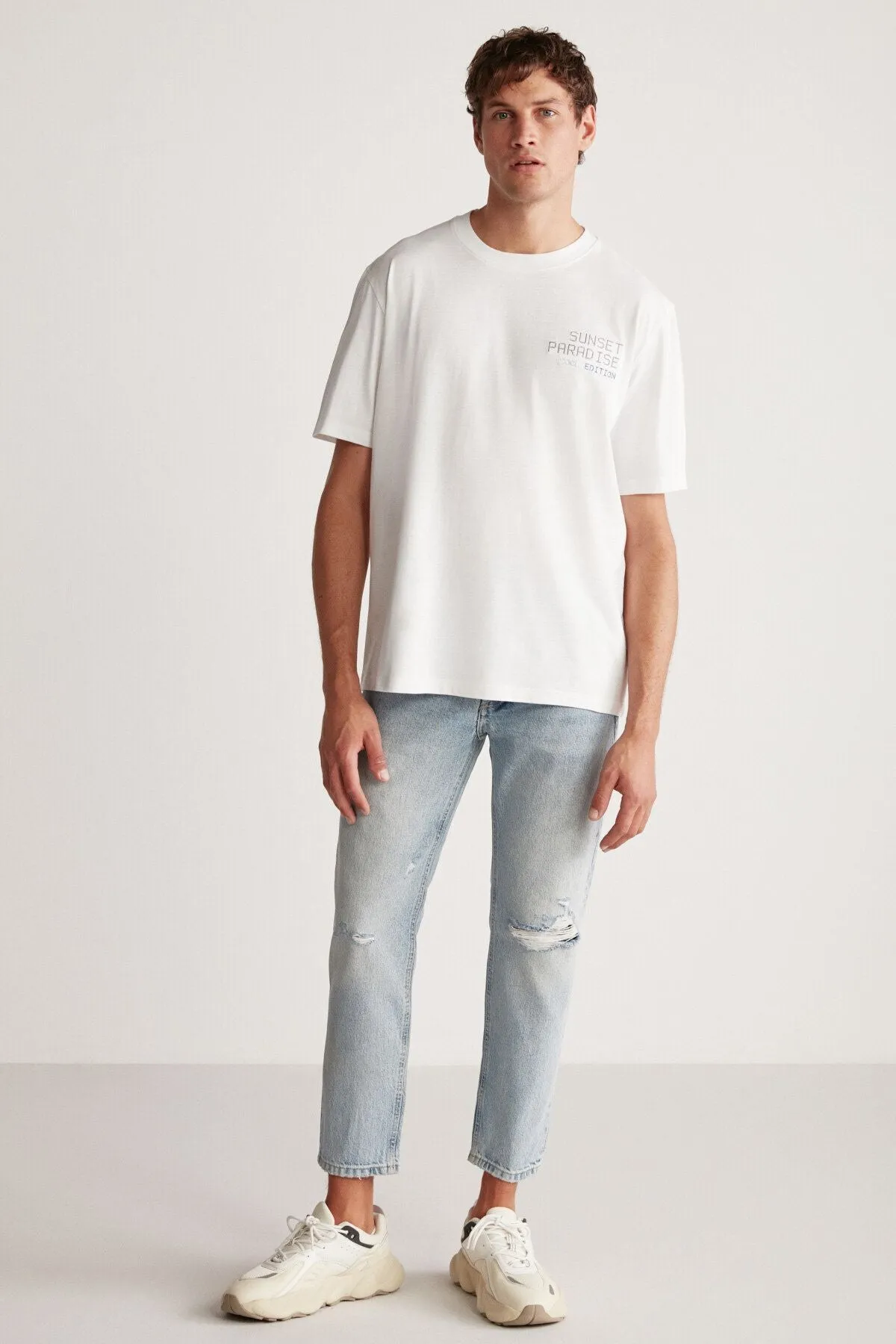 Arnaldo Regular White T-Shirt
