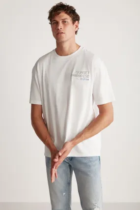 Arnaldo Regular White T-Shirt