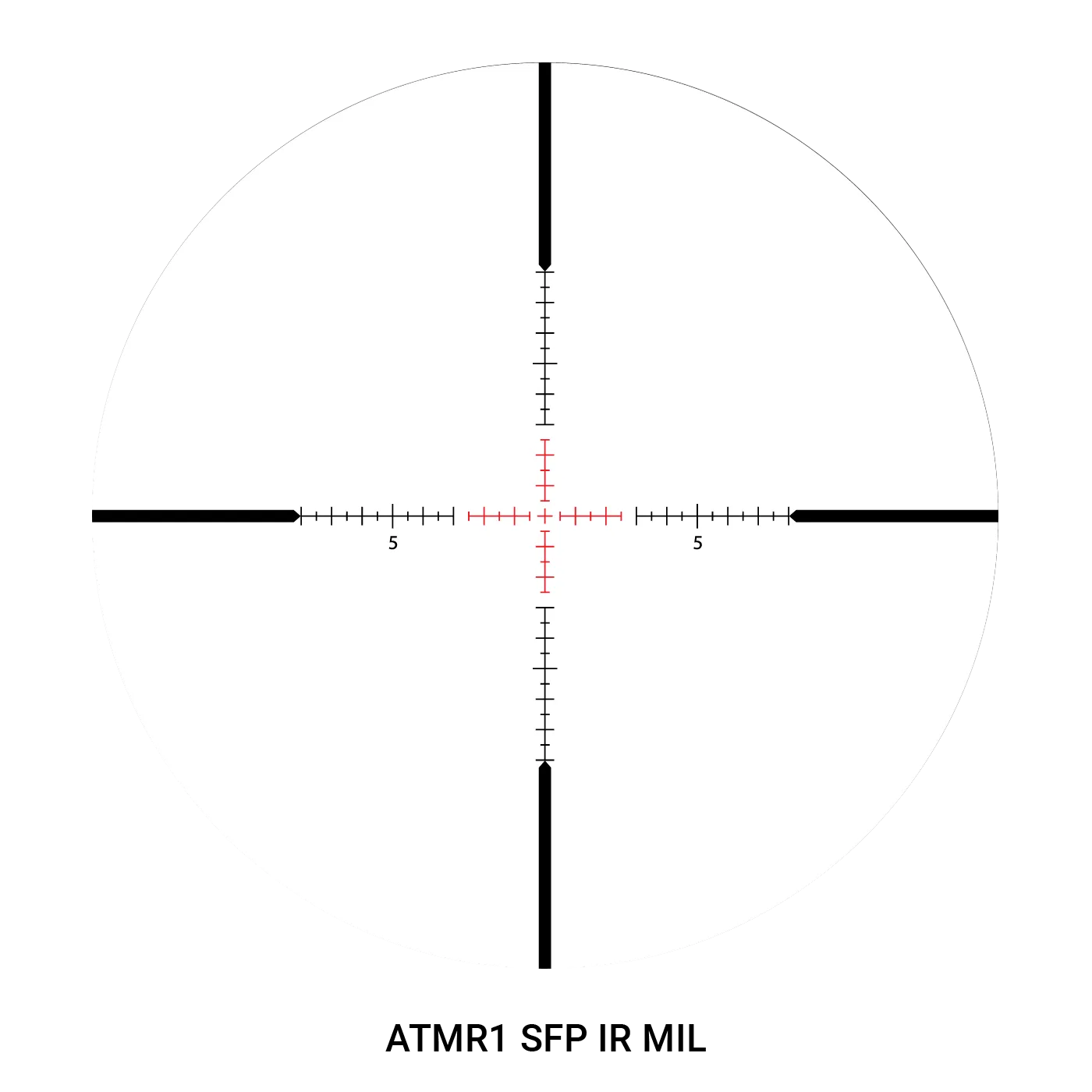 Athlon Talos Riflescope, 6-24 x 50 (SFP) 1" Tube, Illuminated ATMR1 MIL Reticle