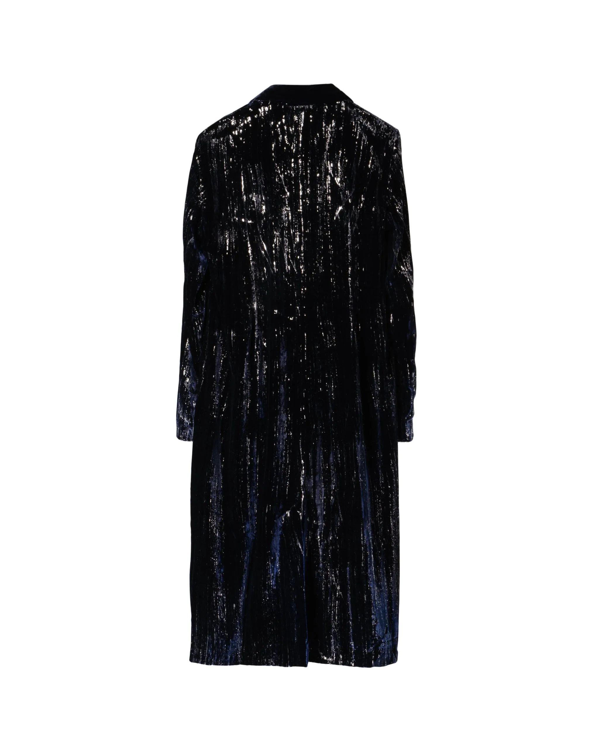 AVANT TOI | STRETCH VELVET LONG COAT WIT LAMINATION