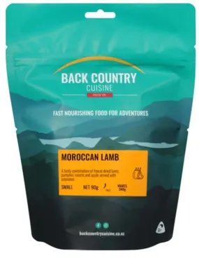 Back Country Cuisine - Moroccan Lamb