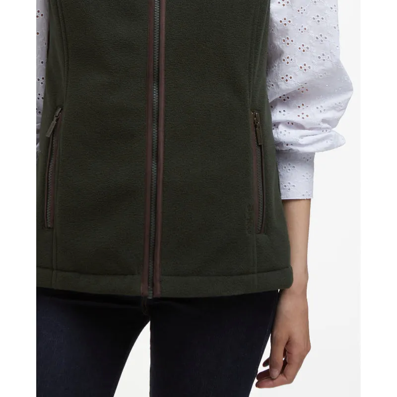 Barbour Country Colton Ladies Fleece Gilet - Sage