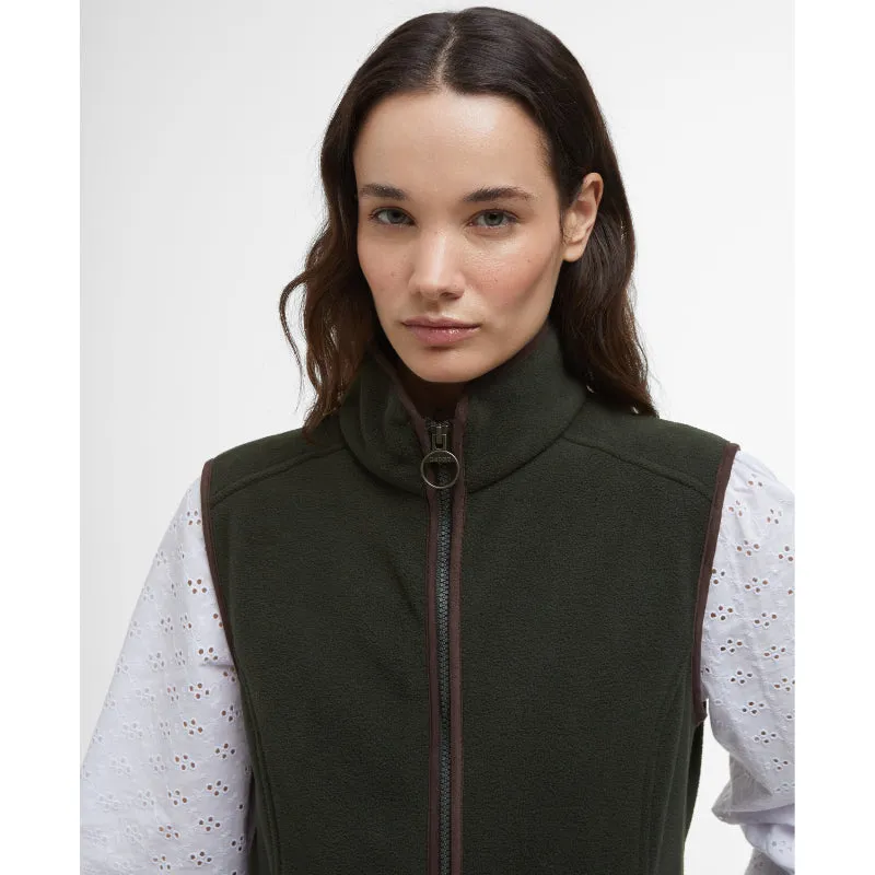 Barbour Country Colton Ladies Fleece Gilet - Sage