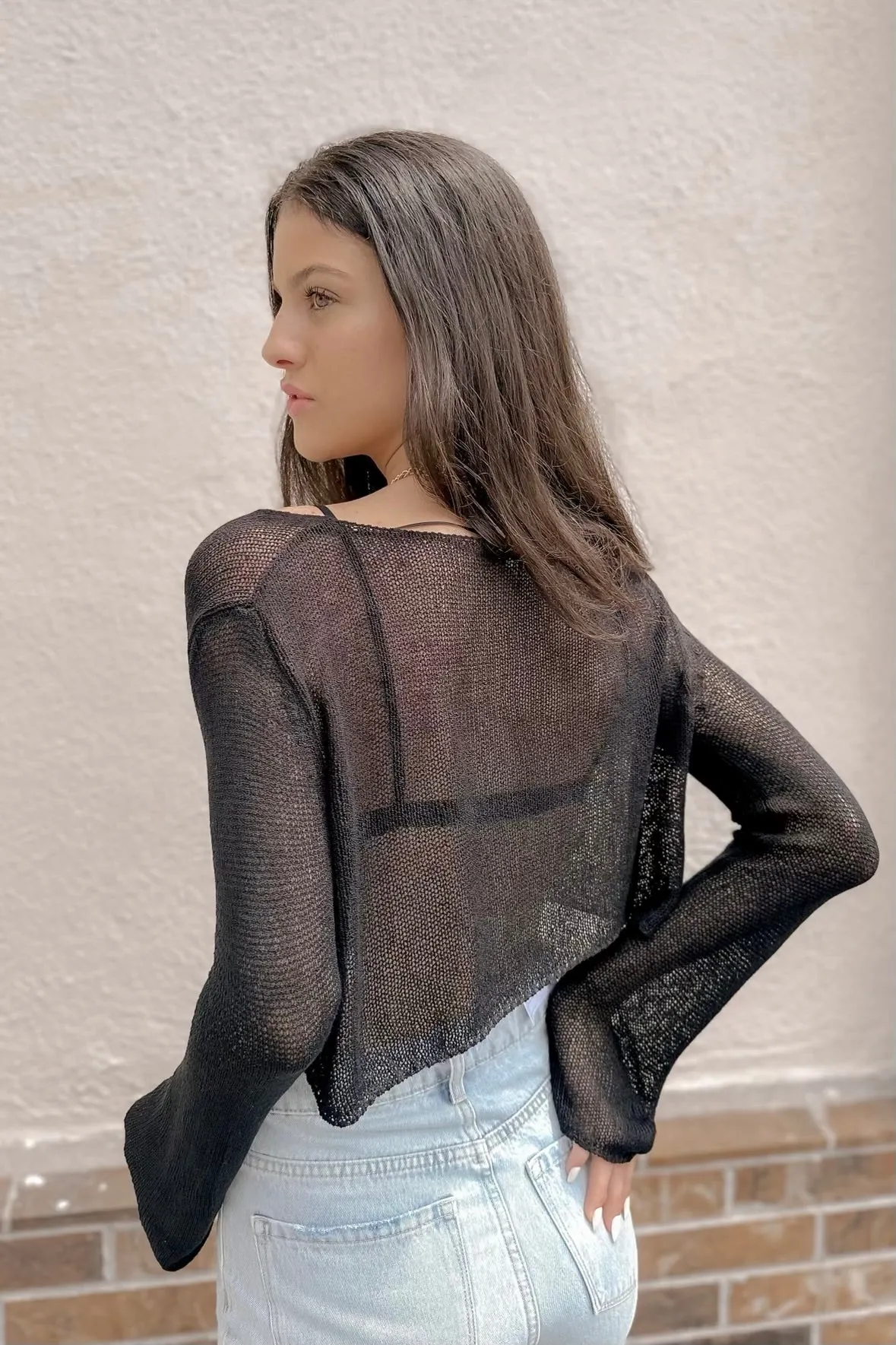 Black Rays Sweater