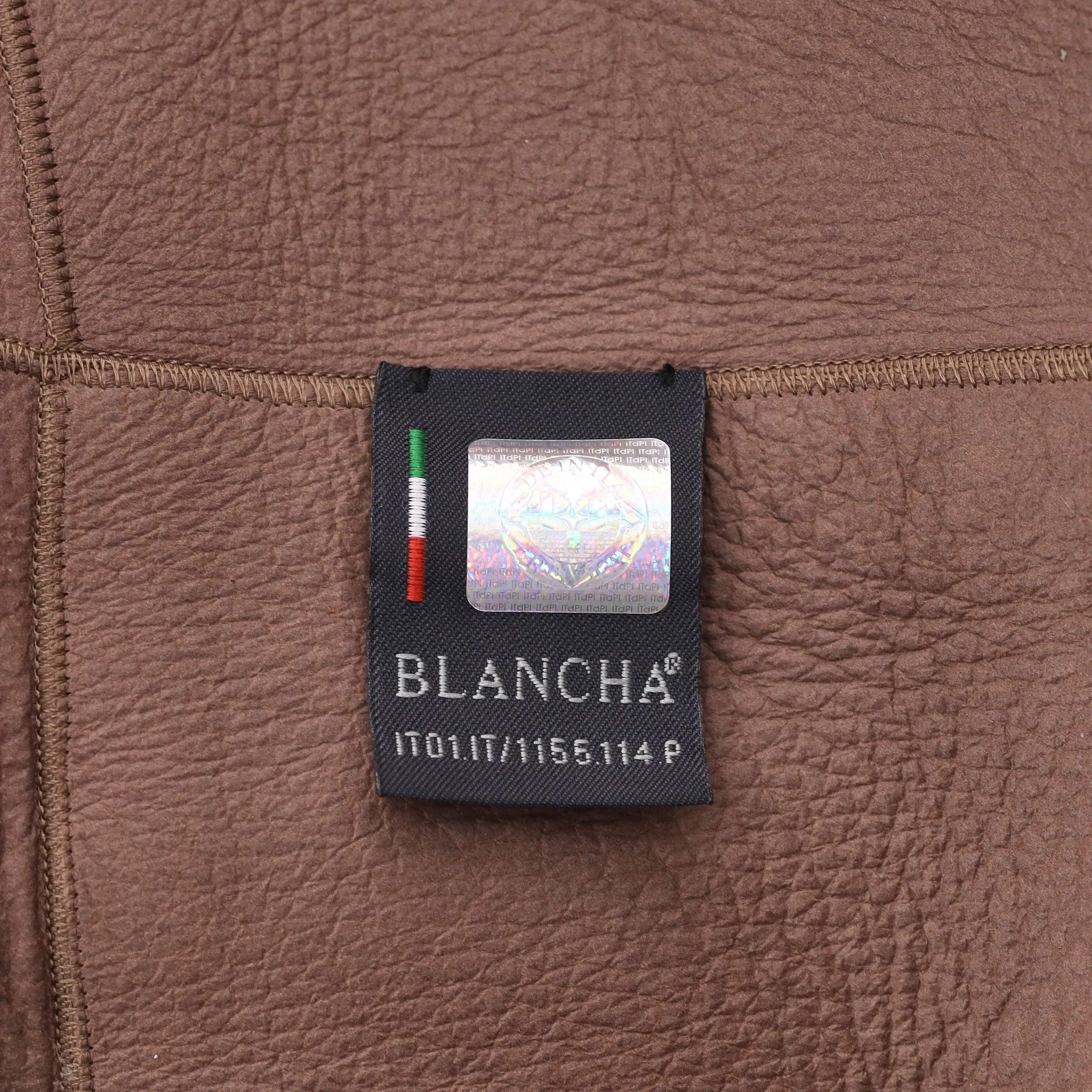 Blancha Sheepskin Teddy Coat. Size 38IT
