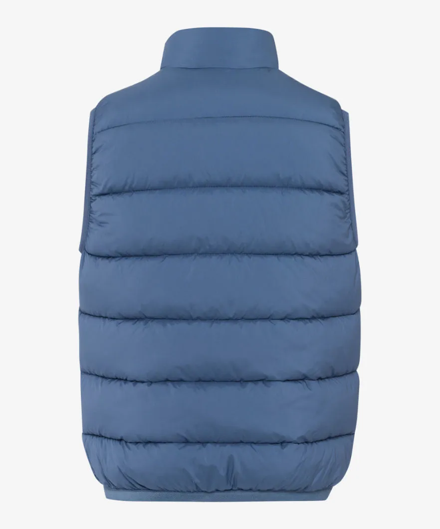 Brax Dante Zero Down Quilted Vest - Storm Blue