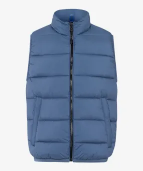 Brax Dante Zero Down Quilted Vest - Storm Blue