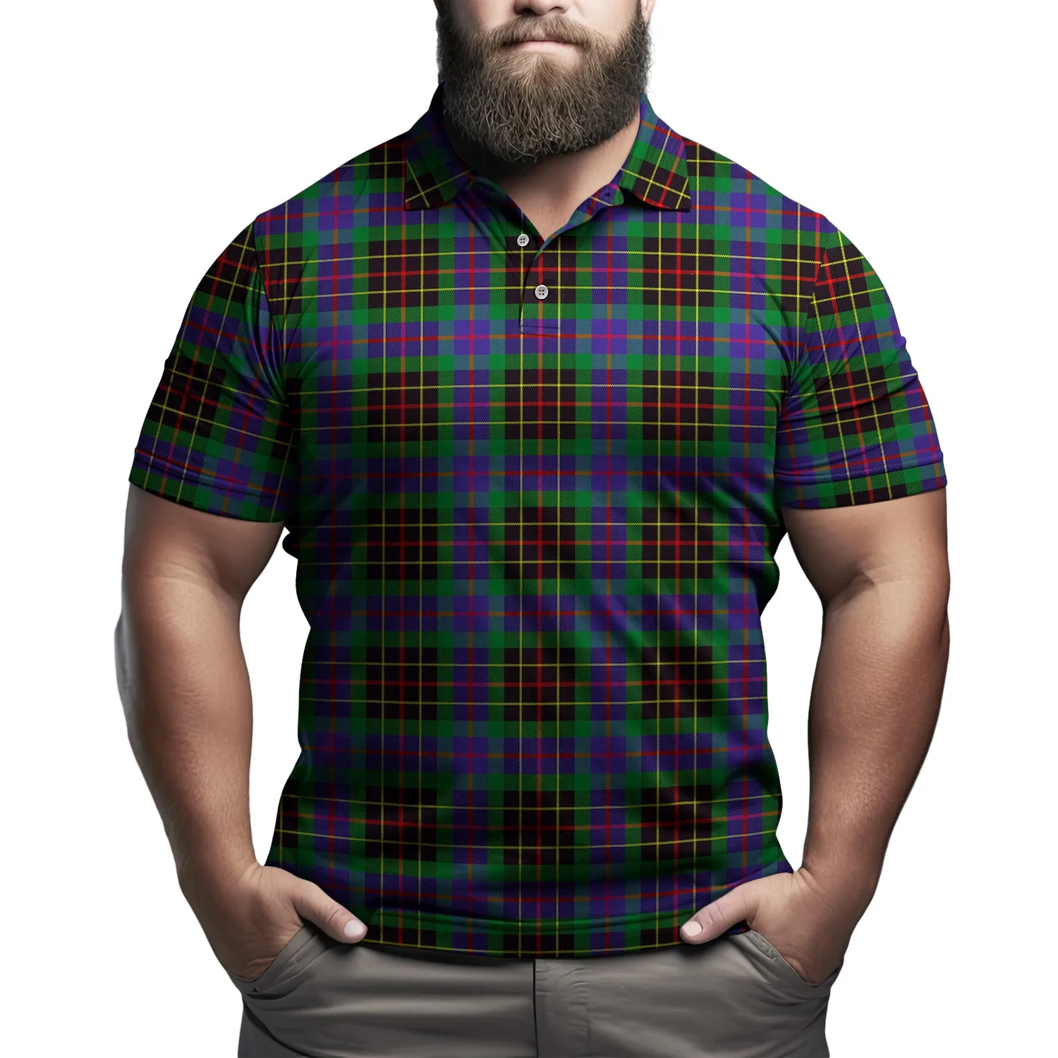 Brodie Hunting Modern Tartan Mens Polo Shirt