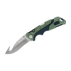 Buck Pursuit LG Knife with Gut Hook -  Green Handle