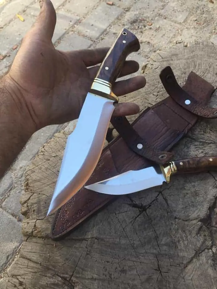 Bushcraft Hunting Double Set Knive