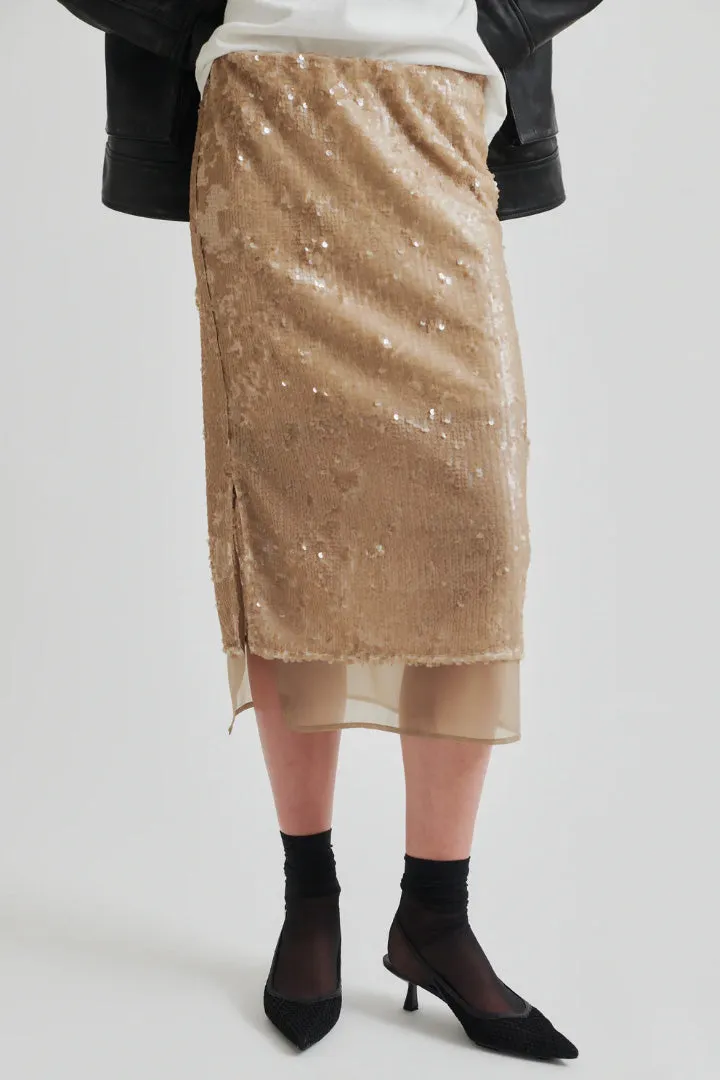 Cebelle Sequin Skirt