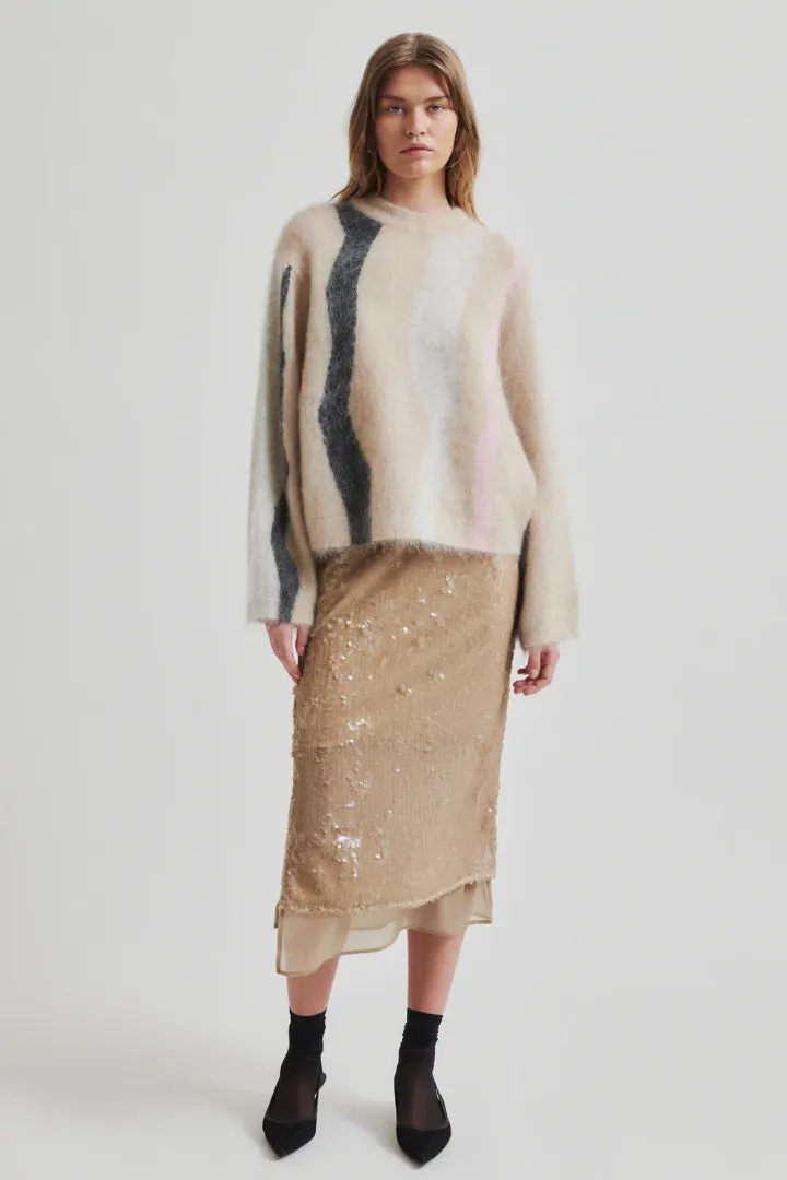 Cebelle Sequin Skirt