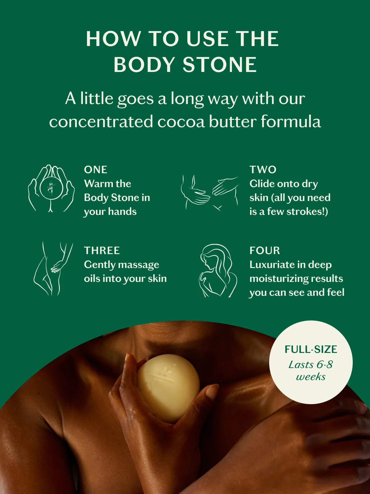 Cinnamon & Pine | Body Stone Lotion Bar