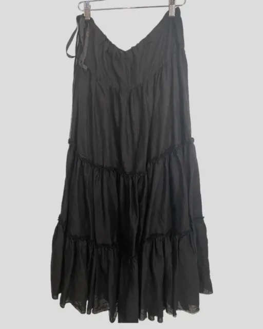 CLEMENTINE SKIRT - Black Luxe Linen - Best Seller