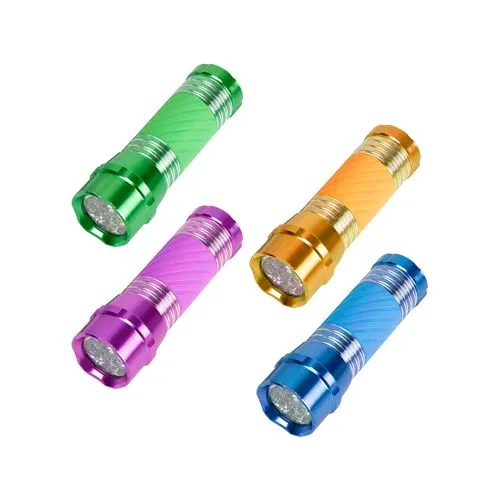 Click Glow In Dark Flashlight - 4 Pack with Batteries
