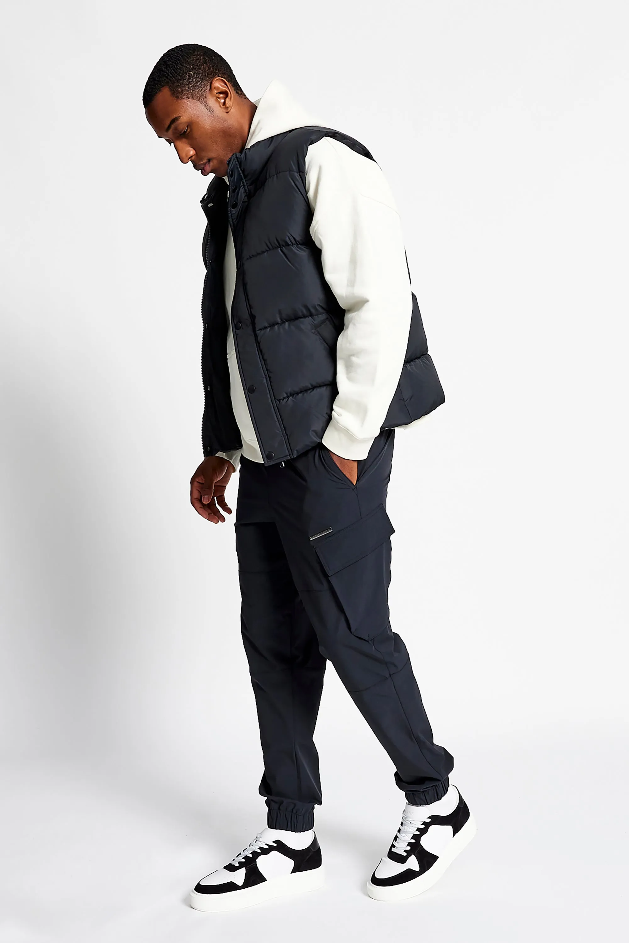 Coney Quilted Vest - Black
