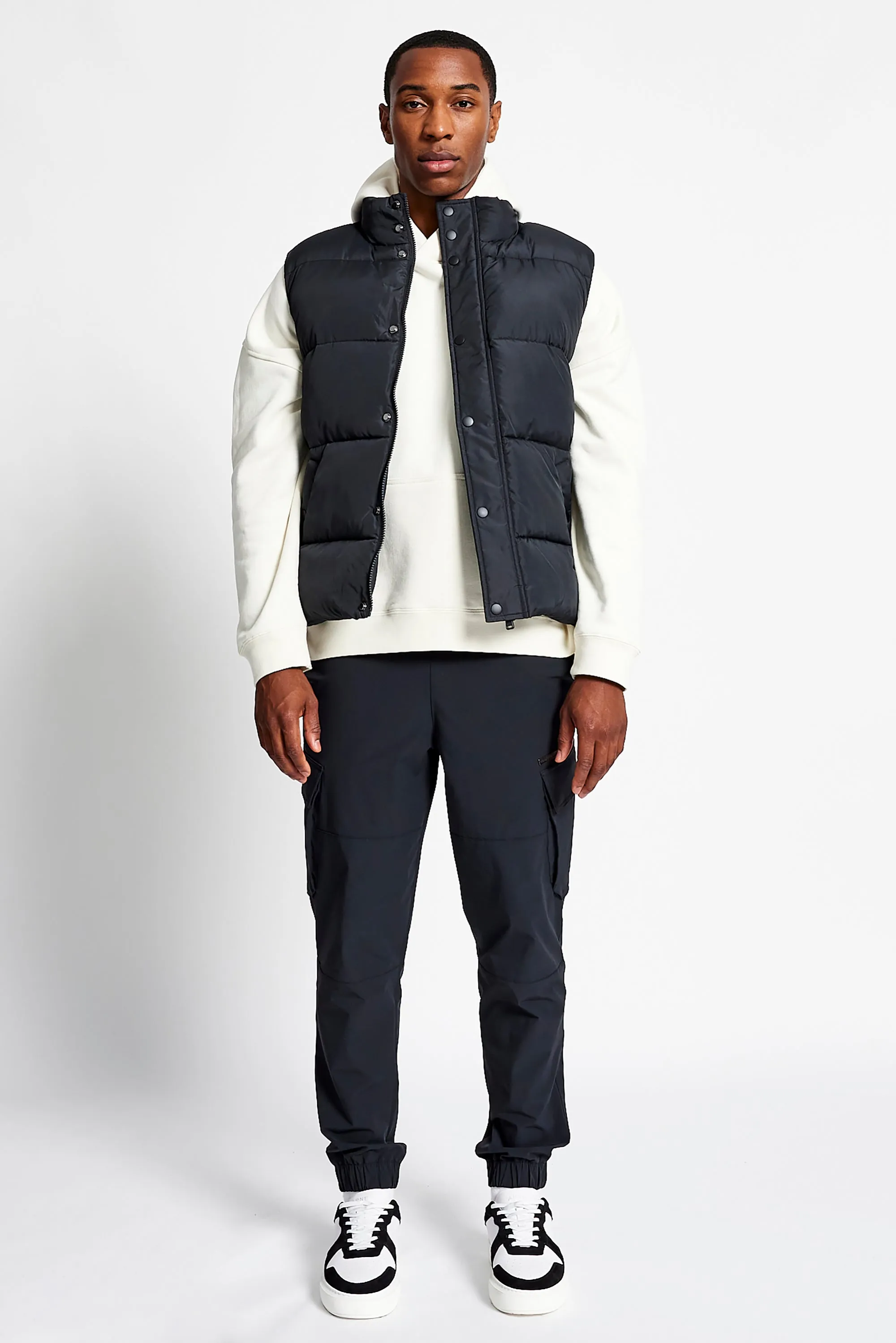 Coney Quilted Vest - Black