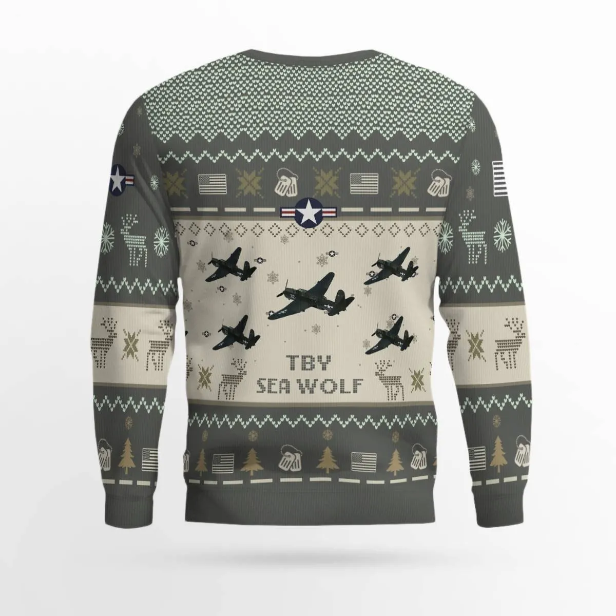 Consolidated TBY Sea Wolf Aircraft Ugly Sweater, Ugly Sweater Christmas Shirt for Men Dad Veteran