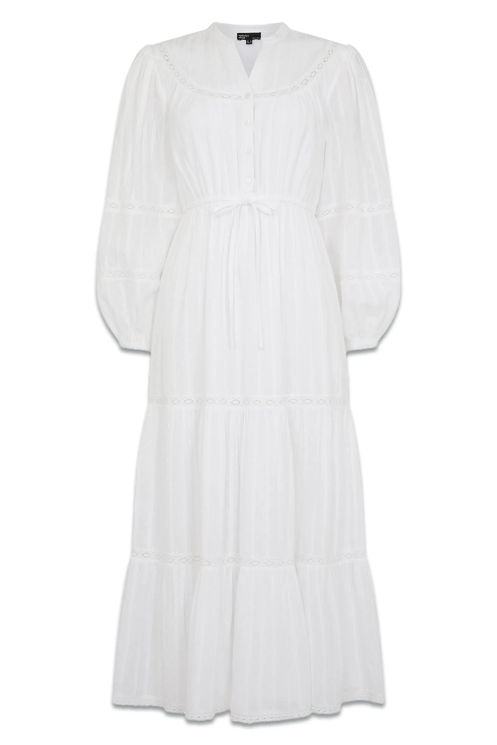Cotton Midi Shirt Dress