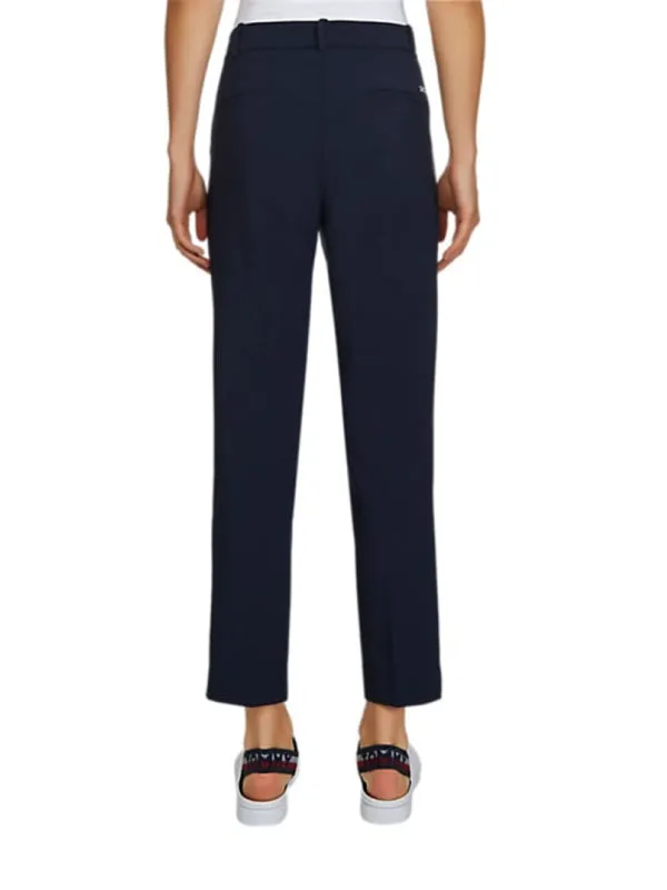 Crepe Belted Tapered