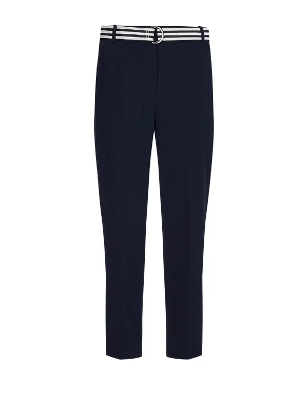 Crepe Belted Tapered