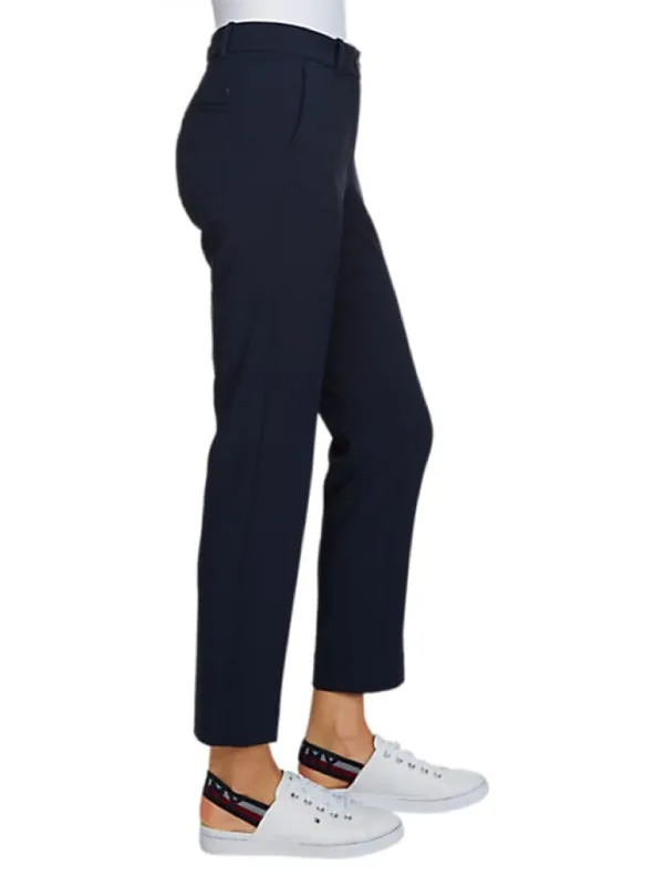 Crepe Belted Tapered