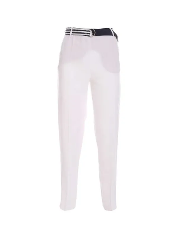 Crepe Belted Tapered