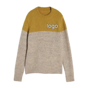 Custom Logo Men's Knit Pullover Sweater - OEM/ODM 100% Cotton Knit Sweater Manufacturer