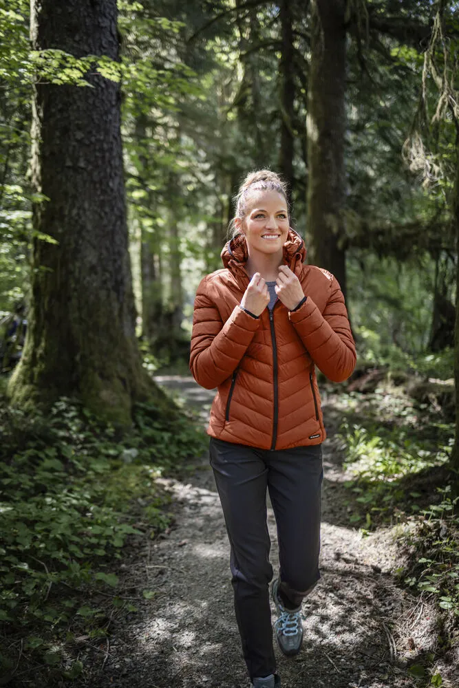 Cutter & Buck Mount Adams Ladies Recycled Hooded Jacket | Lightweight Puffer | 5 Colours | XS-2XL