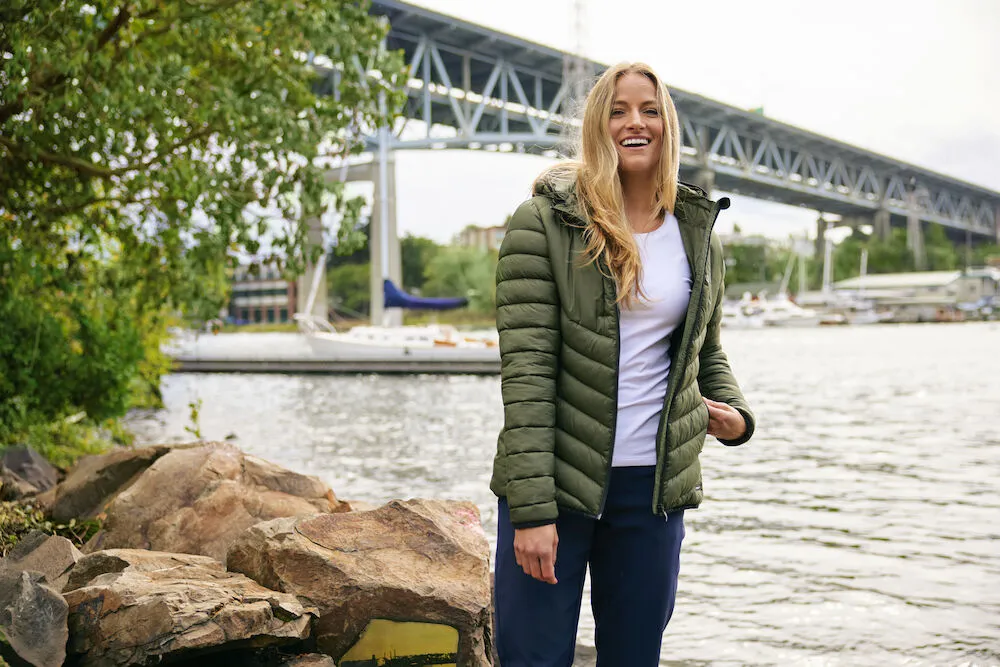 Cutter & Buck Mount Adams Ladies Recycled Hooded Jacket | Lightweight Puffer | 5 Colours | XS-2XL