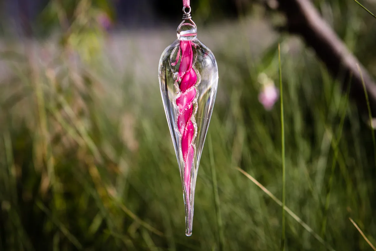 Dew Drop Flame with Cremation Ashes