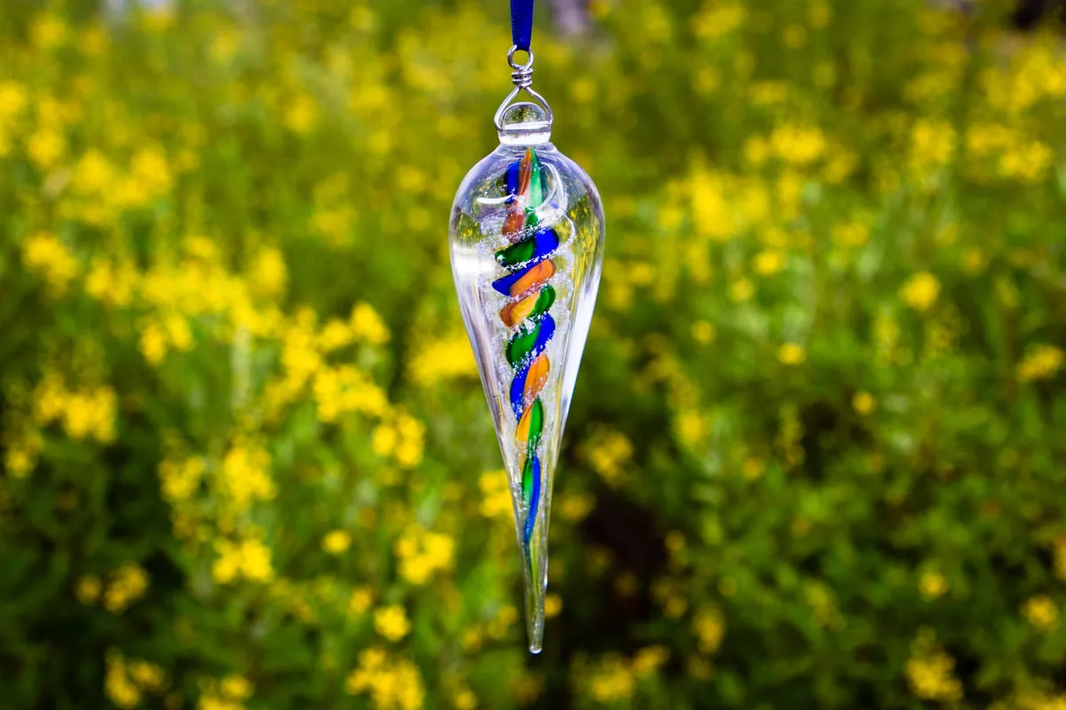 Dew Drop Flame with Cremation Ashes