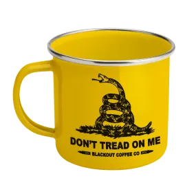 Don't Tread On Me Enamel Steel Mug 12 oz