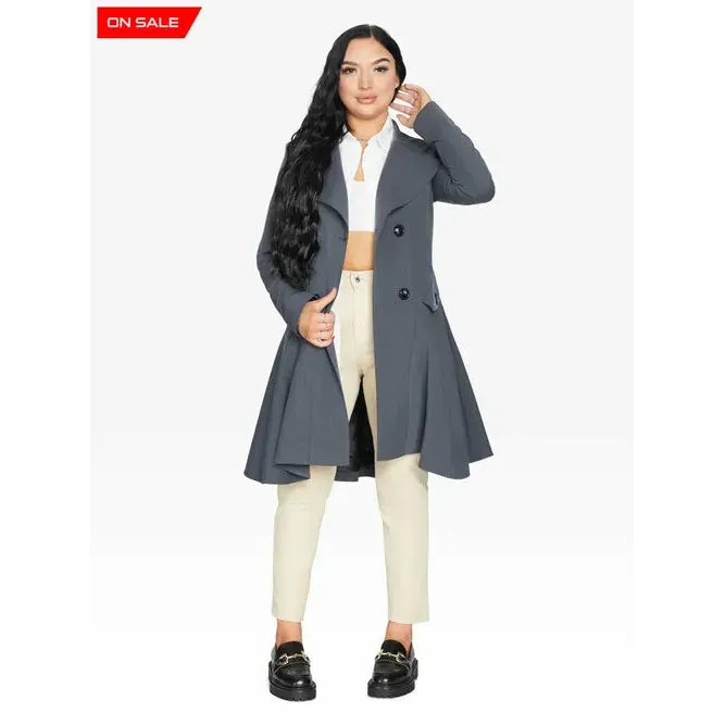 Double Breasted Skater Coat