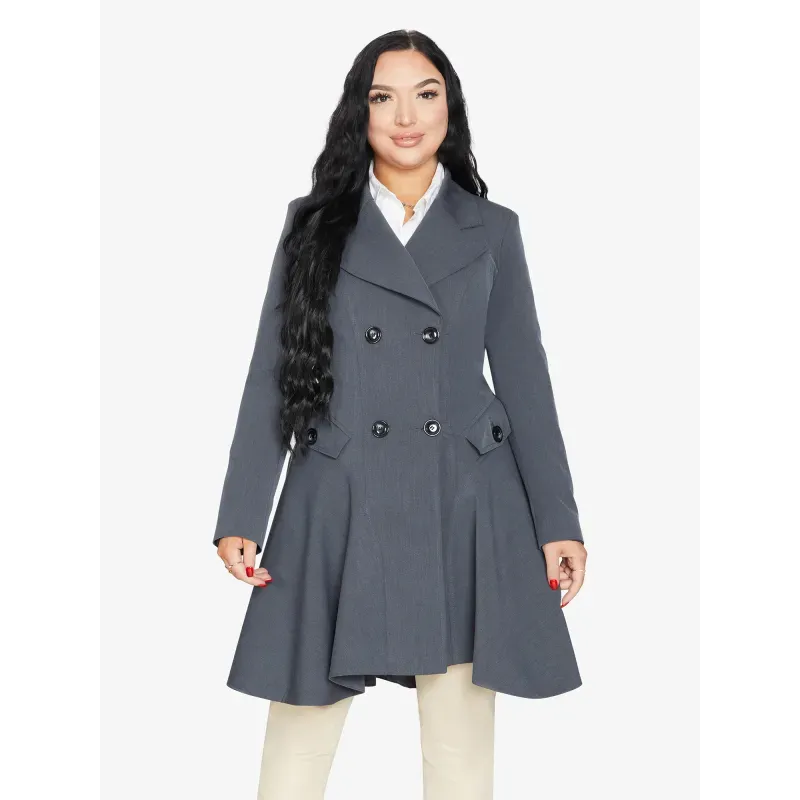 Double Breasted Skater Coat