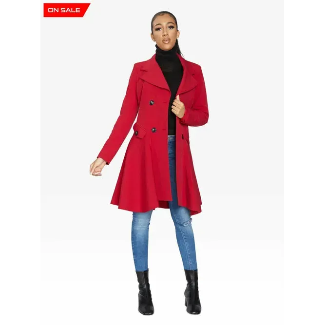Double Breasted Skater Coat