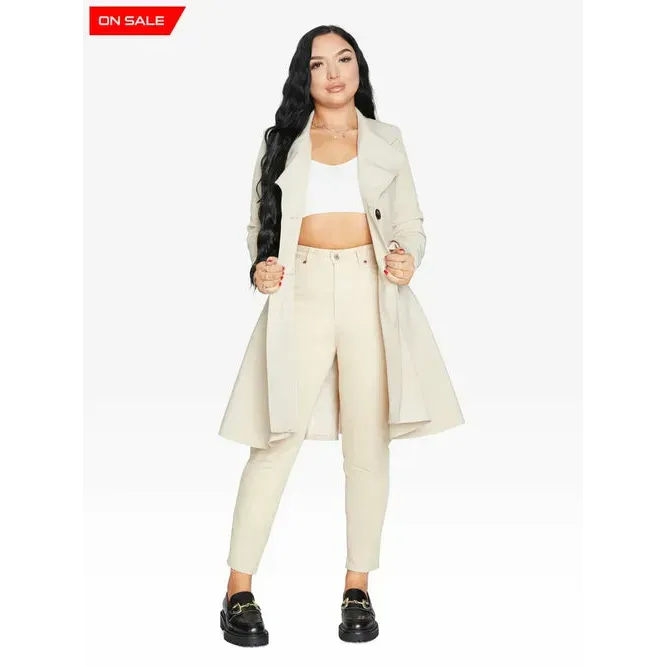 Double Breasted Skater Coat
