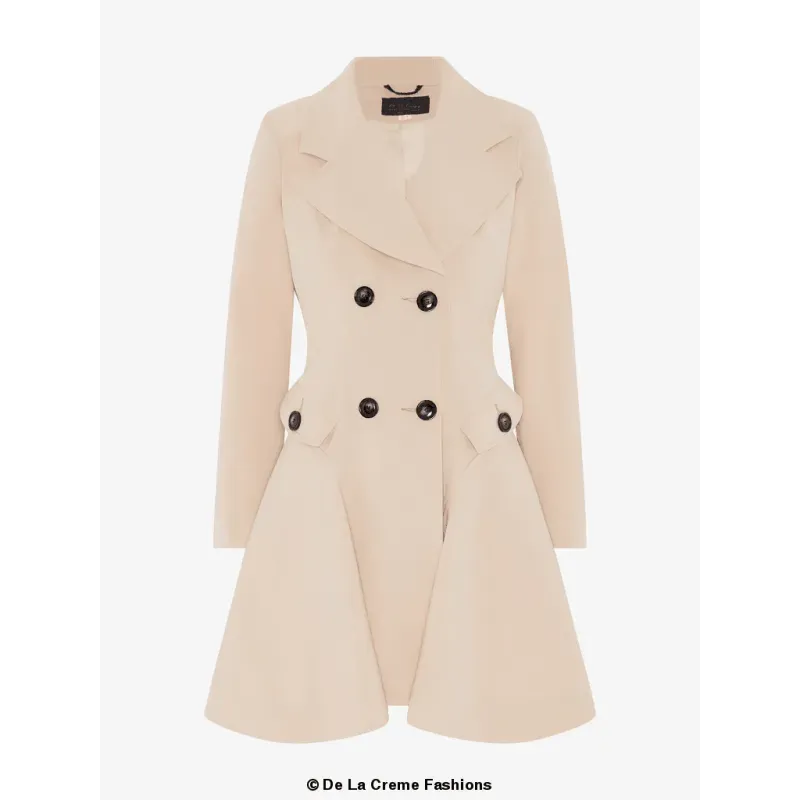 Double Breasted Skater Coat
