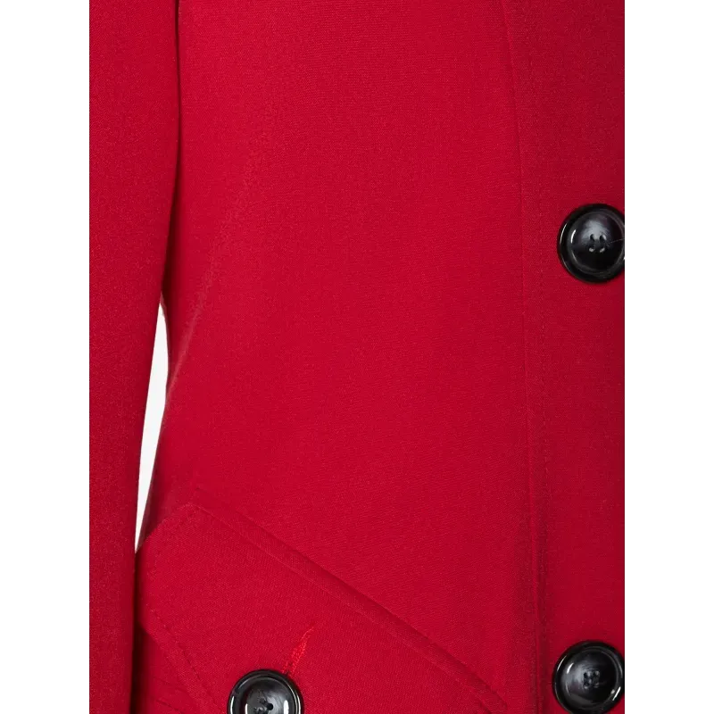 Double Breasted Skater Coat