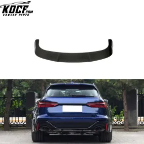Dry Carbon Fiber RS6 Roof Spoiler for Audi RS6 A6 C8 Avant Wagon 4-Door 2020- 2021